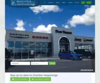 Discovermarshfield.com(Marshfield Area Chamber of Commerce) Screenshot