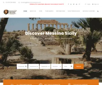 Discovermessina.com(Discover Messina Sicily) Screenshot