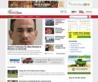 Discovermoosejaw.com(Local news) Screenshot