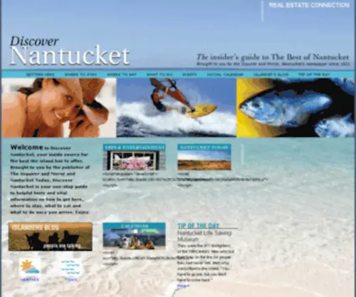 Discovernantucket.com(Discover Nantucket) Screenshot