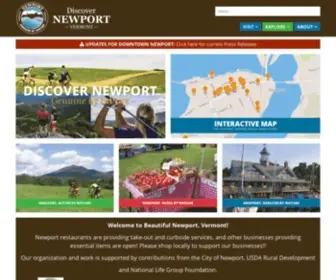 Discovernewportvt.com(Discover Newport Vermont) Screenshot