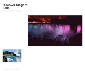 Discoverniagara.com(Discover Niagara Falls) Screenshot