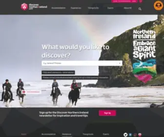 Discovernorthernireland.com(Discover Northern Ireland) Screenshot