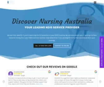 Discovernursingaustralia.com.au(Discover Nursing Australia) Screenshot