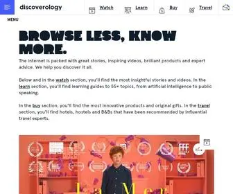 Discoverology.com(The internet) Screenshot