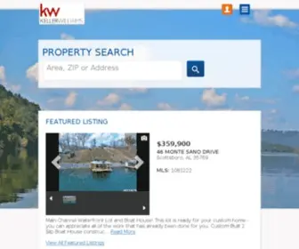 Discoverourlake.com(Lake Guntersville Lakefront property) Screenshot