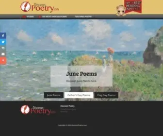 Discoverpoetry.com(Discoverpoetry) Screenshot