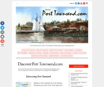 Discoverporttownsend.com(Discover Port Townsend Hotels) Screenshot