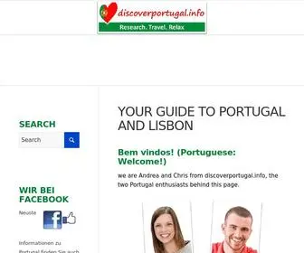 Discoverportugal.info(PORTUGAL & LISBON travel guide) Screenshot