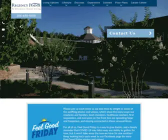 Discoverregencypointe.com(Regency Pointe by Discovery Senior Living) Screenshot