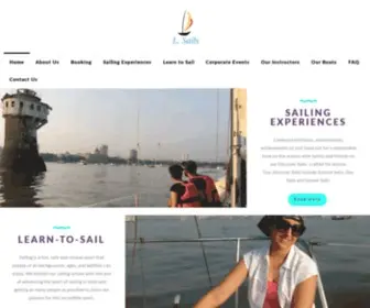 Discoversailing.in(Discover Sailing India) Screenshot