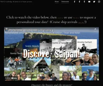 Discoversaipan.com(The site) Screenshot