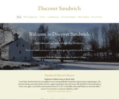 Discoversandwich.com(Discover Sandwich) Screenshot