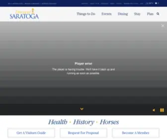 Discoversaratoga.org(Discover Saratoga) Screenshot