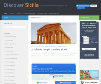 Discoversicilia.it(Discover Sicilia) Screenshot