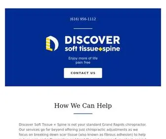 Discoversofttissue.com(Soft Tissue Chiropractor Grand Rapids) Screenshot