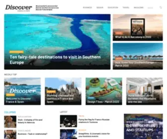 Discoversoutherneurope.com(Discover France & Spain) Screenshot