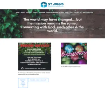 Discoverstjohns.org(John's Church Turnersville) Screenshot