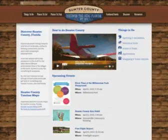 Discoversumterfl.com(Discover Sumter County) Screenshot