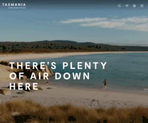 Discovertasmania.com(The Official Tourism Tasmania Website) Screenshot