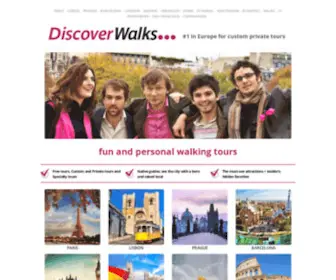 Discoverwalks.com(Discover Walks) Screenshot