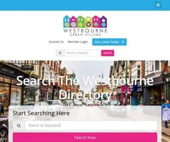 Discoverwestbourne.co.uk(An Urban Village In Bournemouth Business Directory) Screenshot