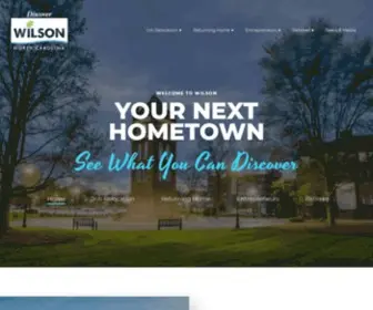 Discoverwilson.com(Wilson NC) Screenshot