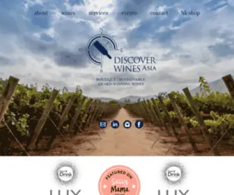 Discoverwinesasia.com(Discover Wines Asia) Screenshot