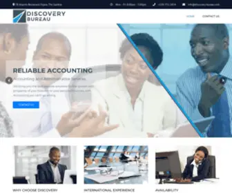 Discovery-Bureau.com(Accounting Services) Screenshot