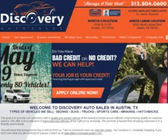 Discoveryautoaustin.com(Discovery Auto Sales) Screenshot