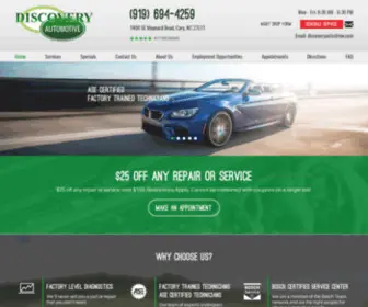 Discoveryautomotive.com(Cary Auto Repair) Screenshot