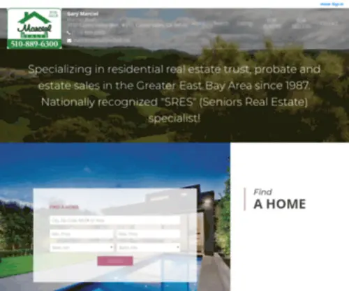 Discoverybay.com(Gary Marciel specializes in Castro Valley CA Homes) Screenshot