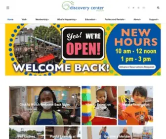 Discoverycentermuseum.org(Discovery Center Museum) Screenshot