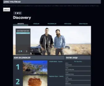 Discoverychannel.com.tr(Discovery Channel) Screenshot