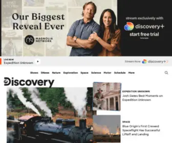 Discoverychannel.com(Discovery) Screenshot