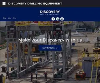 Discoveryde.com(Discovery Drilling Equipment) Screenshot
