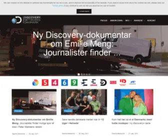 Discoverydenmark.dk(En del af Discovery) Screenshot