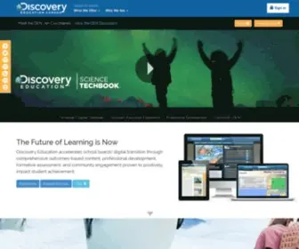Discoveryeducation.ca(Discovery Education Canada) Screenshot