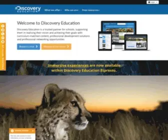 Discoveryeducation.co.uk(Discovery Education) Screenshot