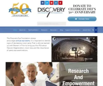 Discoveryeye.org(Discovery Eye FoundationDiscovery Eye Foundation) Screenshot