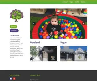 Discoverygardenschildcare.com(Childcare in Portland and Vegas) Screenshot