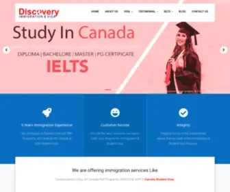 Discoveryimmigration.com(Canada Visa Consultants in Surat) Screenshot