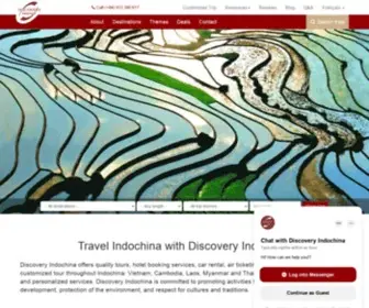 Discoveryindochina.com(Discovery Indochina Tours in Vietnam) Screenshot