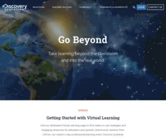 Discoverylearningconnection.com(Digital Textbooks & Education Resources) Screenshot