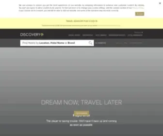 Discoveryloyalty.com(Luxury Hotels & Resorts) Screenshot