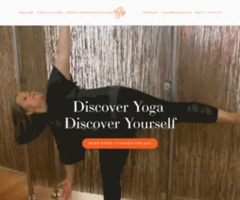 Discoveryoga.com(Discover Yoga) Screenshot