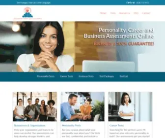 Discoveryourpersonality.com(Career & Business Assessment Tests Online) Screenshot