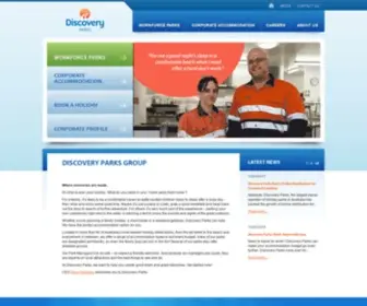 Discoveryparks.com.au(Discovery Corporate) Screenshot