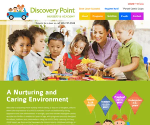 Discoverypoint.ca(Woodbridge Daycare in Vaughan) Screenshot