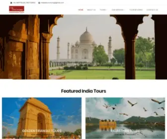 Discoverytaj.com(Discovery Taj India) Screenshot